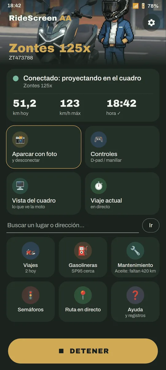 Pantalla principal